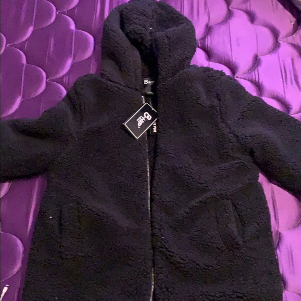Faux Fut Black Jacket